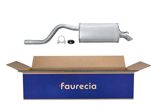 HELLA 8LD 366 034-171 Easy2Fit – PARTNERED with Faurecia Rear Muffler Rear for RENAULT