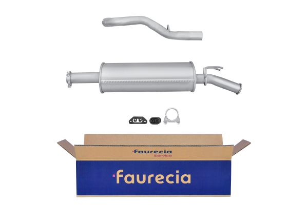 HELLA 8LD 366 034-291 Easy2Fit – PARTNERED with Faurecia Rear Muffler Rear for RENAULT