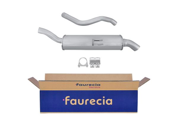 HELLA 8LD 366 034-321 Easy2Fit – PARTNERED with Faurecia Rear Muffler Rear for RENAULT