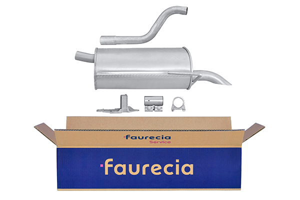 HELLA 8LD 366 034-331 Easy2Fit – PARTNERED with Faurecia Rear Muffler Rear for RENAULT