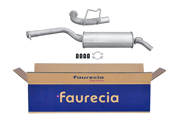 HELLA 8LD 366 034-361 Easy2Fit – PARTNERED with Faurecia Rear Muffler Rear for RENAULT