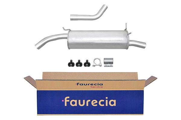 HELLA 8LD 366 034-421 Easy2Fit – PARTNERED with Faurecia Rear Muffler Rear for RENAULT