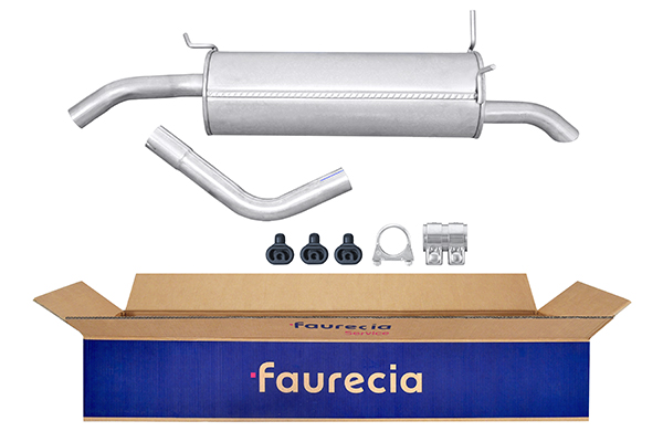 HELLA 8LD 366 034-491 Easy2Fit – PARTNERED with Faurecia Rear Muffler Rear for RENAULT