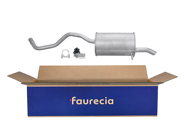 HELLA 8LD 366 034-521 Easy2Fit – PARTNERED with Faurecia Rear Muffler Rear for RENAULT