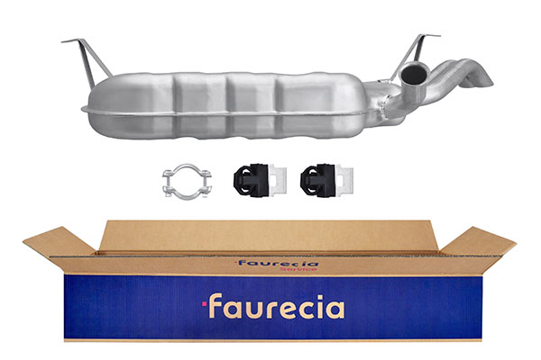 HELLA 8LD 366 034-661 Easy2Fit – PARTNERED with Faurecia Rear Muffler Rear for RENAULT
