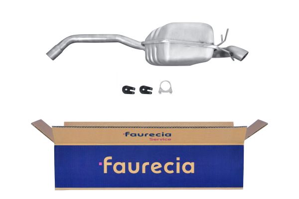 HELLA 8LD 366 034-731 Easy2Fit – PARTNERED with Faurecia Rear Muffler Rear for RENAULT