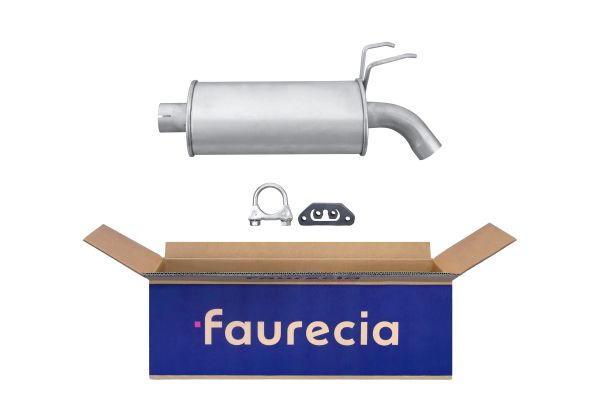 HELLA 8LD 366 034-761 Easy2Fit – PARTNERED with Faurecia Rear Muffler Rear for RENAULT