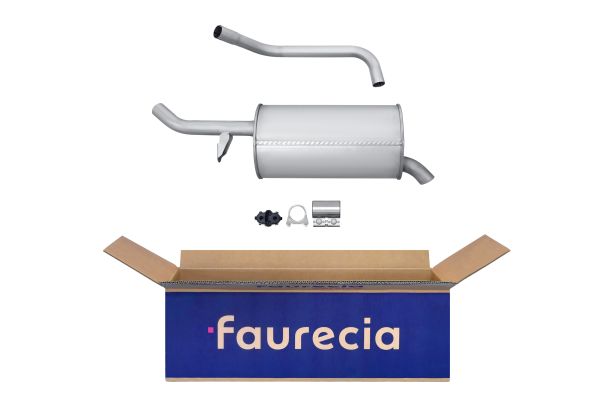 HELLA 8LD 366 034-871 Easy2Fit – PARTNERED with Faurecia Rear Muffler Rear for RENAULT