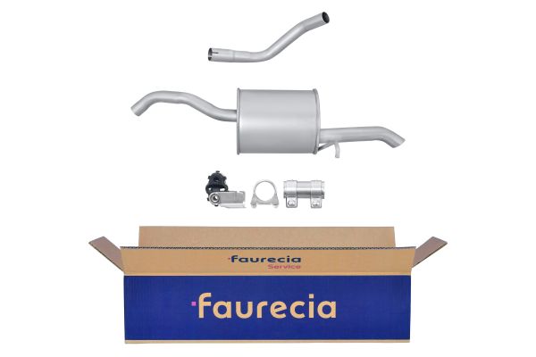 HELLA 8LD 366 034-971 Easy2Fit – PARTNERED with Faurecia Rear Muffler Rear for RENAULT