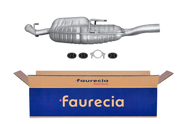 HELLA 8LD 366 035-051 Easy2Fit – PARTNERED with Faurecia Rear Muffler Rear for SAAB