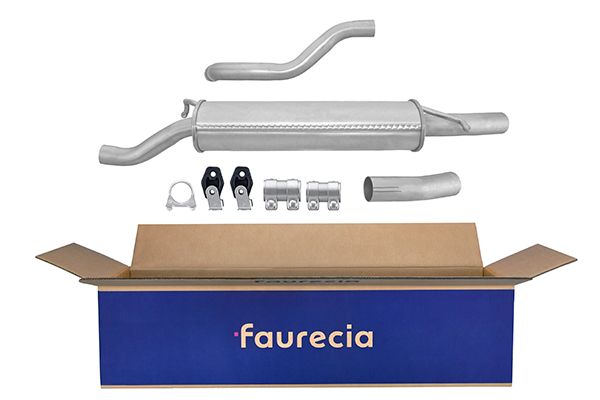 HELLA 8LD 366 035-201 Easy2Fit – PARTNERED with Faurecia Rear Muffler Rear for SEAT