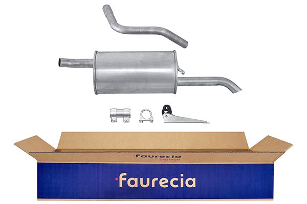 HELLA 8LD 366 035-411 Easy2Fit – PARTNERED with Faurecia Rear Muffler Rear for SEAT SKODA VW