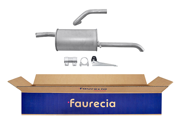 HELLA 8LD 366 035-421 Easy2Fit – PARTNERED with Faurecia Rear Muffler Rear for SEAT SKODA