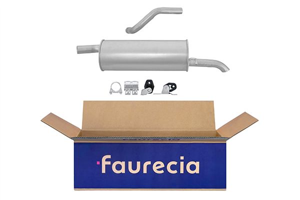 HELLA 8LD 366 035-441 Easy2Fit – PARTNERED with Faurecia Rear Muffler Rear for SEAT SKODA VW
