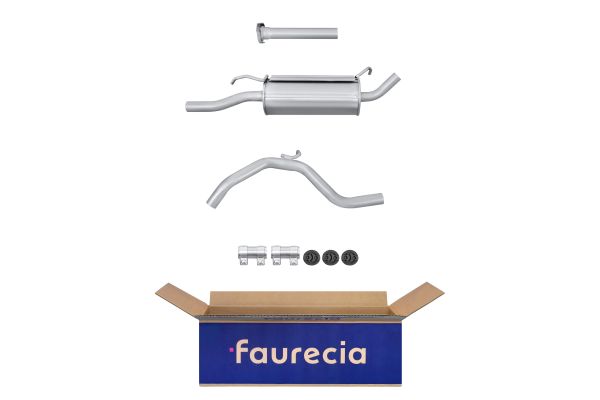 HELLA 8LD 366 035-541 Easy2Fit – PARTNERED with Faurecia Rear Muffler Rear for SUZUKI