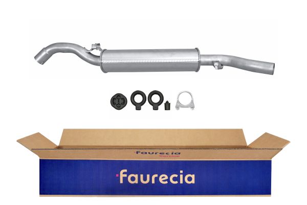 HELLA 8LD 366 036-111 Easy2Fit – PARTNERED with Faurecia Rear Muffler Rear for VW