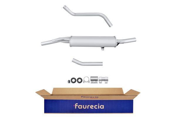 HELLA 8LD 366 036-141 Easy2Fit – PARTNERED with Faurecia Rear Muffler Rear for VW