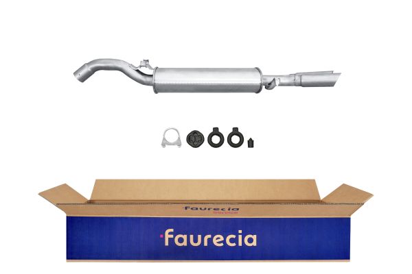 HELLA 8LD 366 036-181 Easy2Fit – PARTNERED with Faurecia Rear Muffler Rear for VW