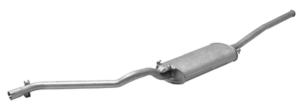 HELLA 8LD 366 036-231 Easy2Fit – PARTNERED with Faurecia Rear Muffler Rear for VW