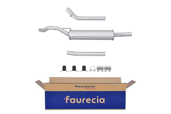 HELLA 8LD 366 036-251 Easy2Fit – PARTNERED with Faurecia Rear Muffler Rear for VW