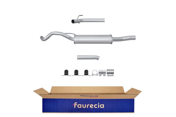 HELLA 8LD 366 036-351 Easy2Fit – PARTNERED with Faurecia Rear Muffler Rear for VW
