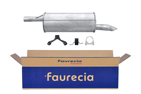 HELLA 8LD 366 036-411 Easy2Fit – PARTNERED with Faurecia Rear Muffler Rear for VW