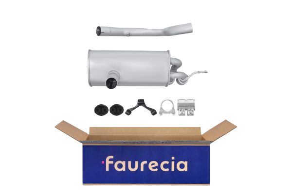 HELLA 8LD 366 036-421 Easy2Fit – PARTNERED with Faurecia Rear Muffler Rear for VW