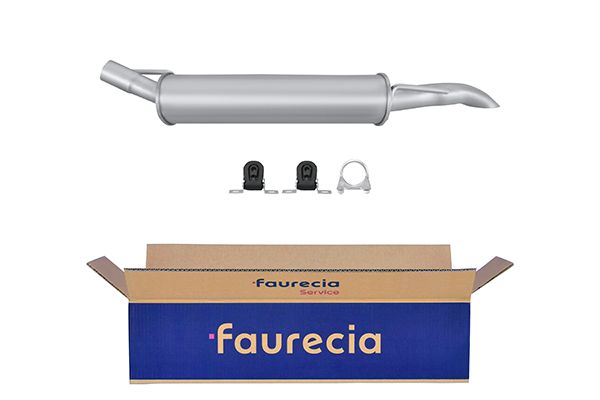 HELLA 8LD 366 036-541 Easy2Fit – PARTNERED with Faurecia Rear Muffler Rear for VW