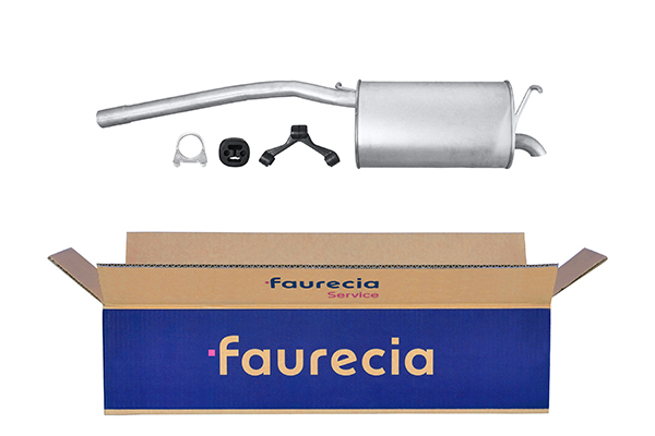 HELLA 8LD 366 036-681 Easy2Fit – PARTNERED with Faurecia Rear Muffler Rear for VW