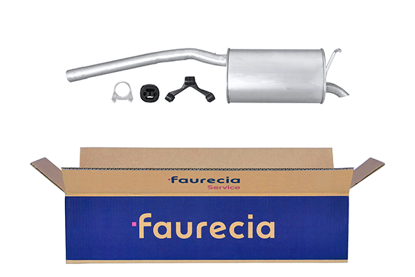 HELLA 8LD 366 036-701 Easy2Fit – PARTNERED with Faurecia Rear Muffler Rear for VW