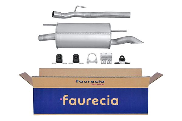 HELLA 8LD 366 036-711 Easy2Fit – PARTNERED with Faurecia Rear Muffler Rear for VW