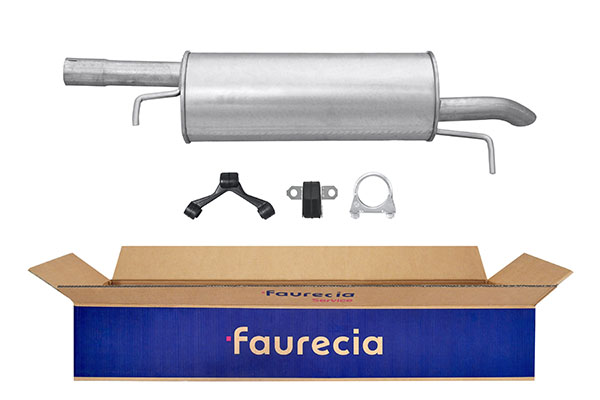 HELLA 8LD 366 036-721 Easy2Fit – PARTNERED with Faurecia Rear Muffler Rear for VW