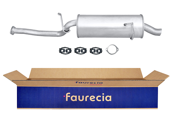 HELLA 8LD 366 036-811 Easy2Fit – PARTNERED with Faurecia Rear Muffler Rear for SUBARU