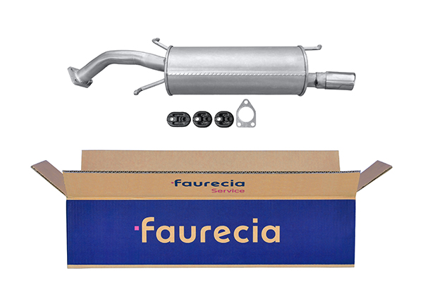 HELLA 8LD 366 036-851 Easy2Fit – PARTNERED with Faurecia Rear Muffler Rear for VOLVO
