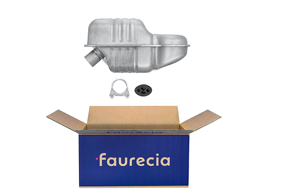 HELLA 8LD 366 036-871 Easy2Fit – PARTNERED with Faurecia Rear Muffler Rear for VOLVO