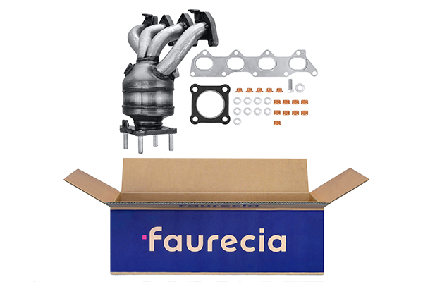 HELLA 8LF 366 055-431 Easy2Fit – PARTNERED with Faurecia Manifold Catalytic Converter for AUDI SEAT SKODA VW