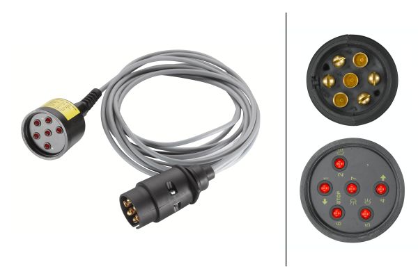 HELLA 8PD 004 509-001 Tester zásuvky prívesu
