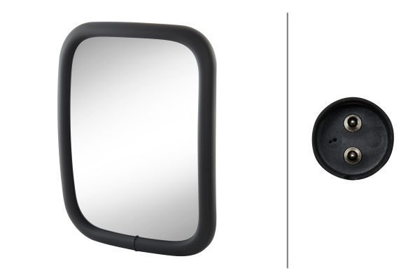 HELLA 8SB 501 147-031 Wide-Angle Mirror both sides for MAN