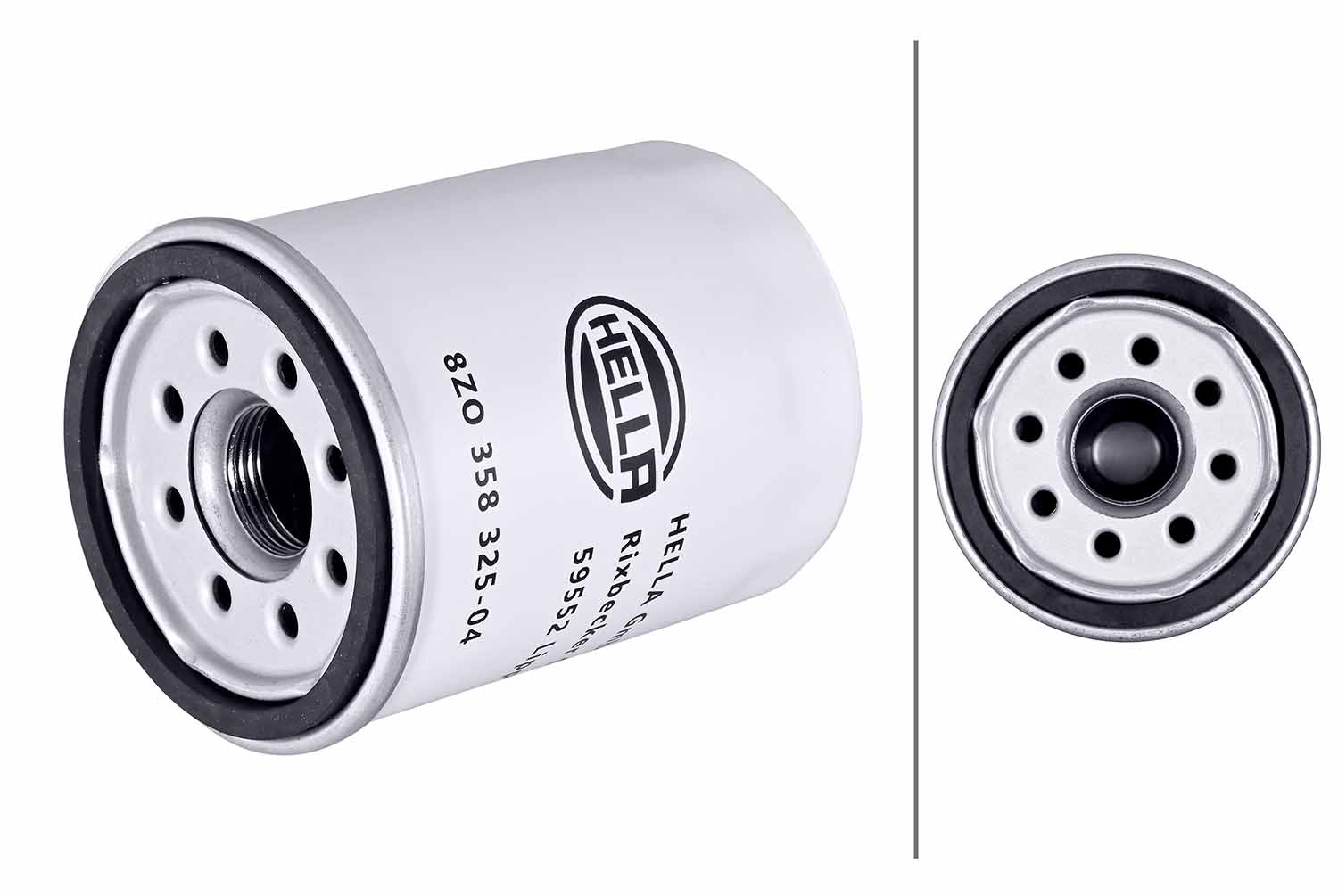 HELLA 8ZO 358 325-041 Oil Filter for HONDA KIA MAZDA NISSAN SUBARU