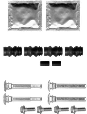 HELLA 8DZ 355 201-561 Guide Sleeve Kit, brake caliper for PEUGEOT RENAULT