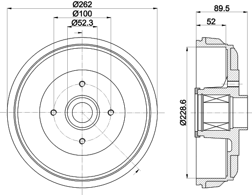 HELLA 8DT 355 303-411...