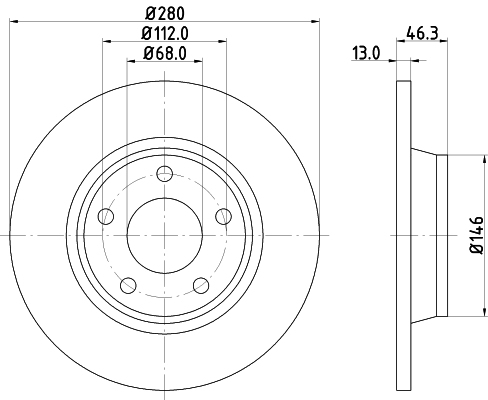 HELLA 8DD 355 104-171...