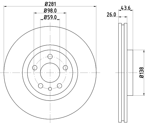 HELLA 8DD 355 104-451...