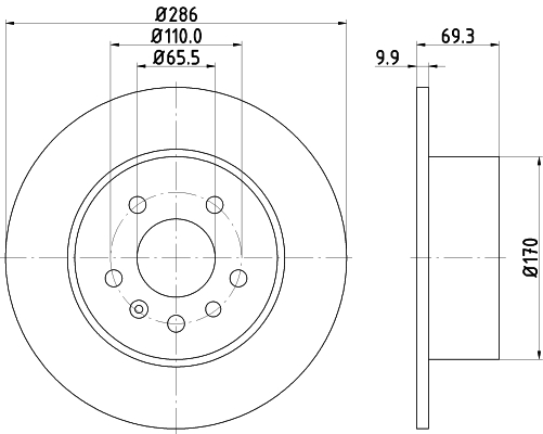 HELLA 8DD 355 104-701...