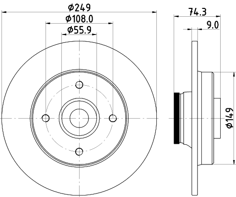 HELLA 8DD 355 123-301...