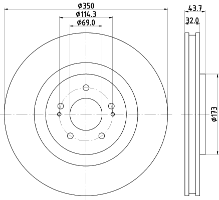 HELLA 8DD 355 122-321...