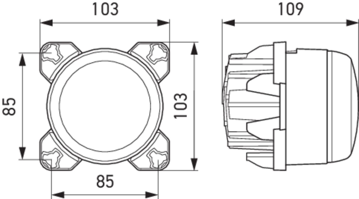 HELLA 1G0 996 463-411 Worklight