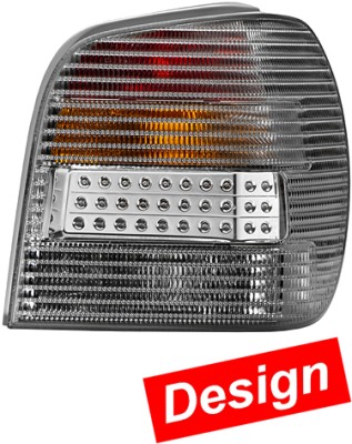 HELLA 2VP 964 087-891 Tail Light Assembly Set Left Right for VW
