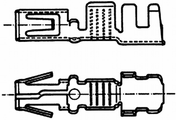 HELLA 8KW 054 948-003 Connettore cavi