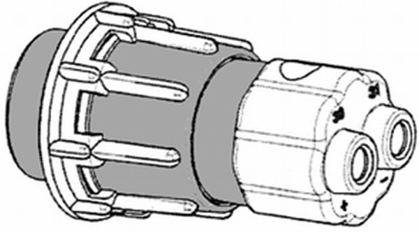 HELLA 8JB 862 757-017 Presa corrente